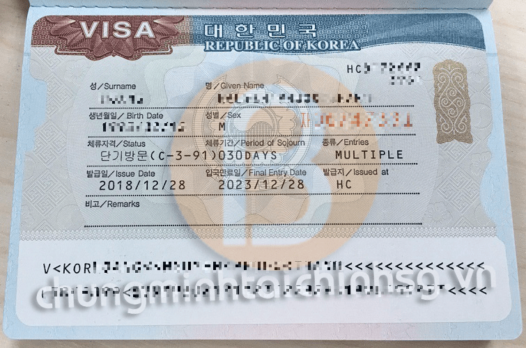 Hướng dẫn xin miễn visa 5 năm Việt Nam dành cho chồng người Hàn Quốc của gia đình Việt – Hàn